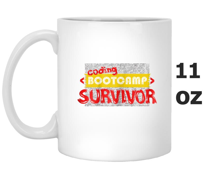 Coding Bootcamp Survivor for software engineers Mug OZ