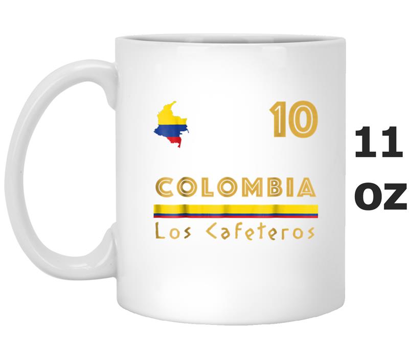 Colombia Soccer  Team Football Jersey Flag World Gift Mug OZ