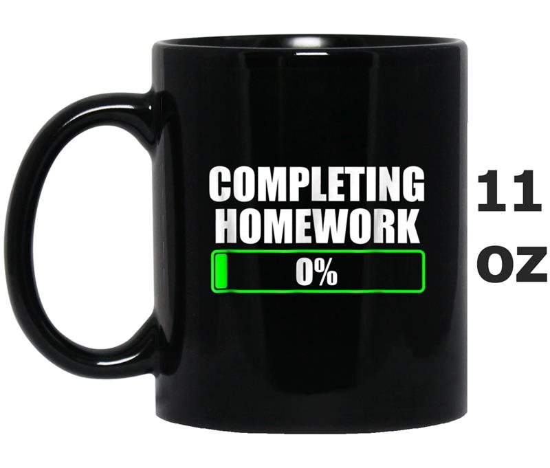 Completing Homework Funny Mug OZ