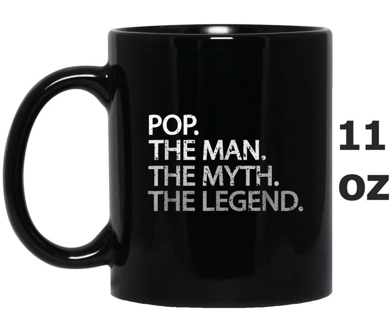 Cool Father, Dad & Grandpa  - Pop The Man The Myth Tees Mug OZ