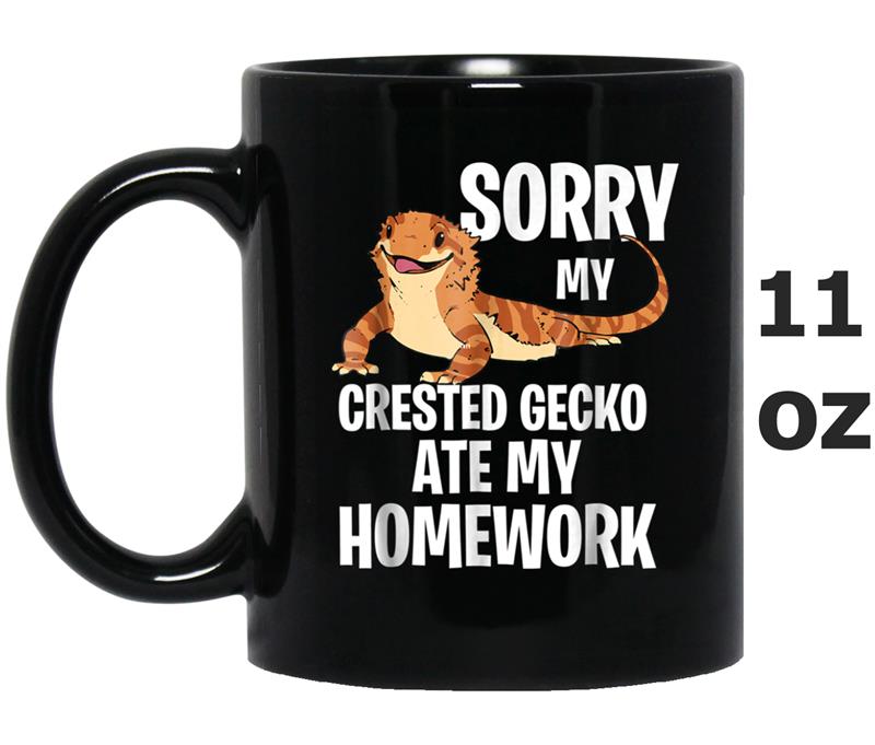 crested gecko ate my homework Mug OZ