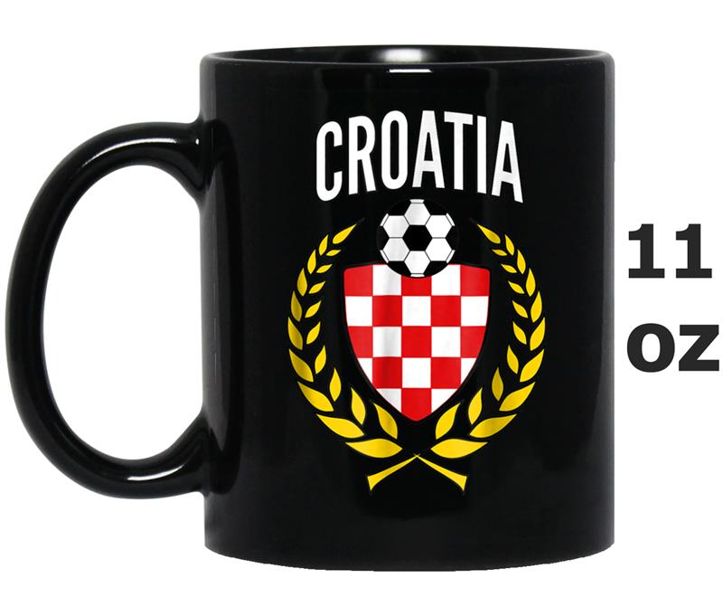 Croatia Soccer Jersey 2018 Hrvatska Football Fan Support Mug OZ