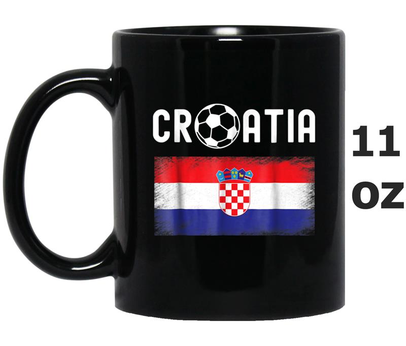 CROATIA  Croatian Flag Hrvatska Soccer Jersey Style Mug OZ