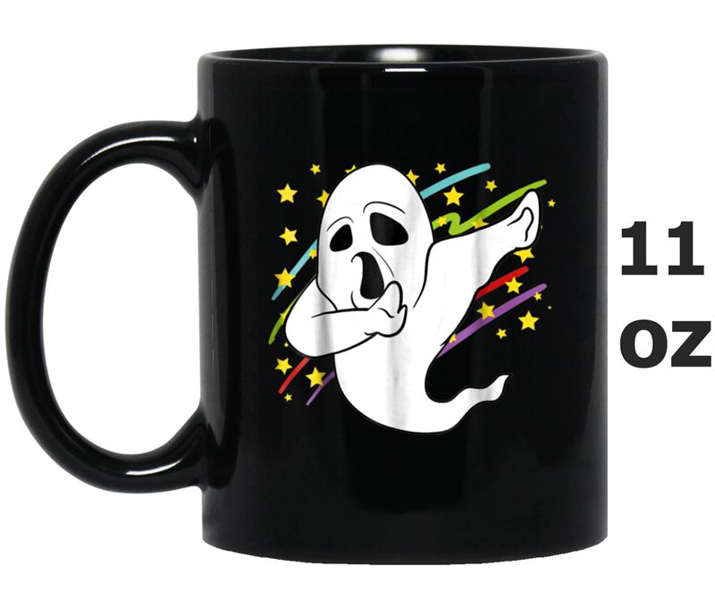 Dabbing Dab Ghost Halloween Disco Party Music Mug OZ