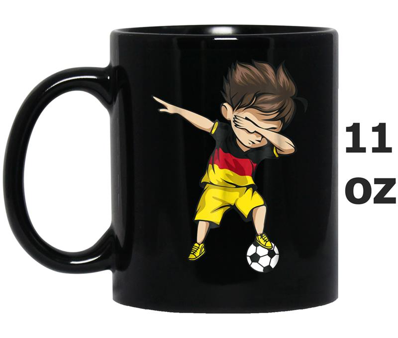 Dabbing Soccer Boy Germany Jersey  - German Football Mug OZ