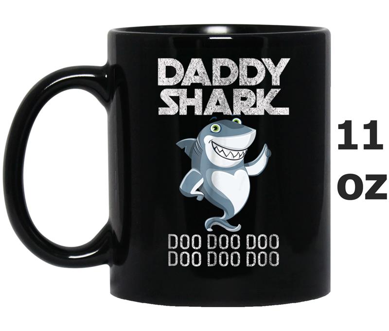 Daddy Shark  Doo Doo Doo Funny Father's Day Gift Tee Mug OZ