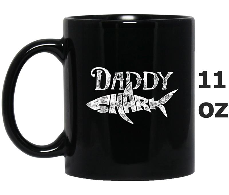 Daddy Shark  Fathers Day Gifts Family Matching Dad Mug OZ