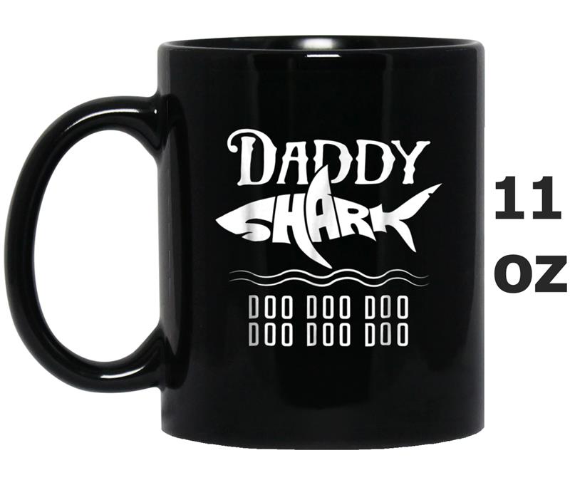 Daddy Shark  Fathers Day Gifts Family Matching Daddy Mug OZ