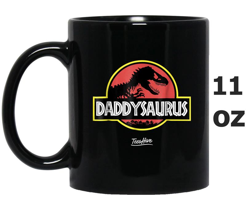 Daddysaurus Funny Daddy Dinosaur Dad Dinosaur Pun Mug OZ
