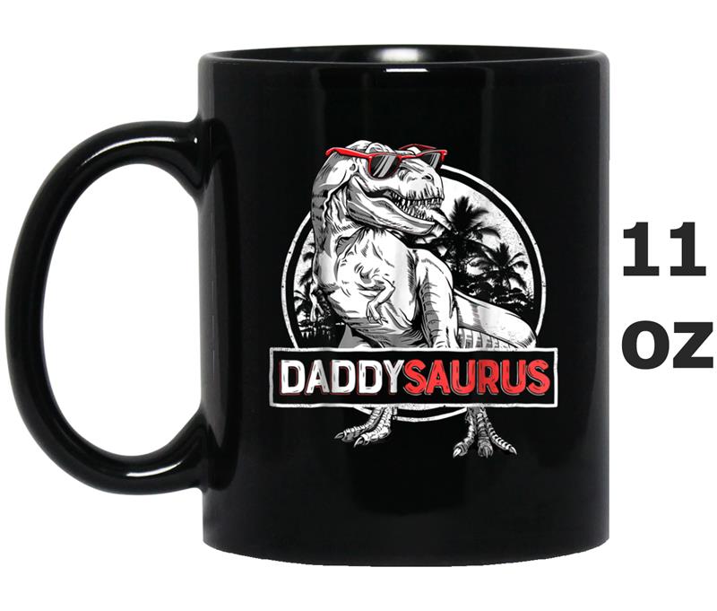 Daddysaurus  Fathers Day Gifts T rex Daddy Saurus Men Mug OZ