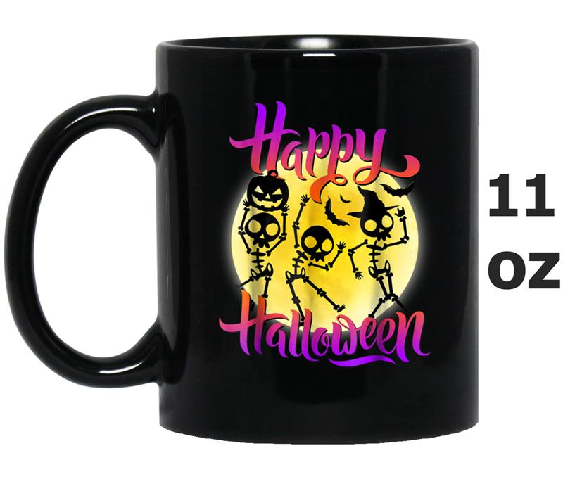 Dancing Skeleton Dance Party Halloween Party Mug OZ