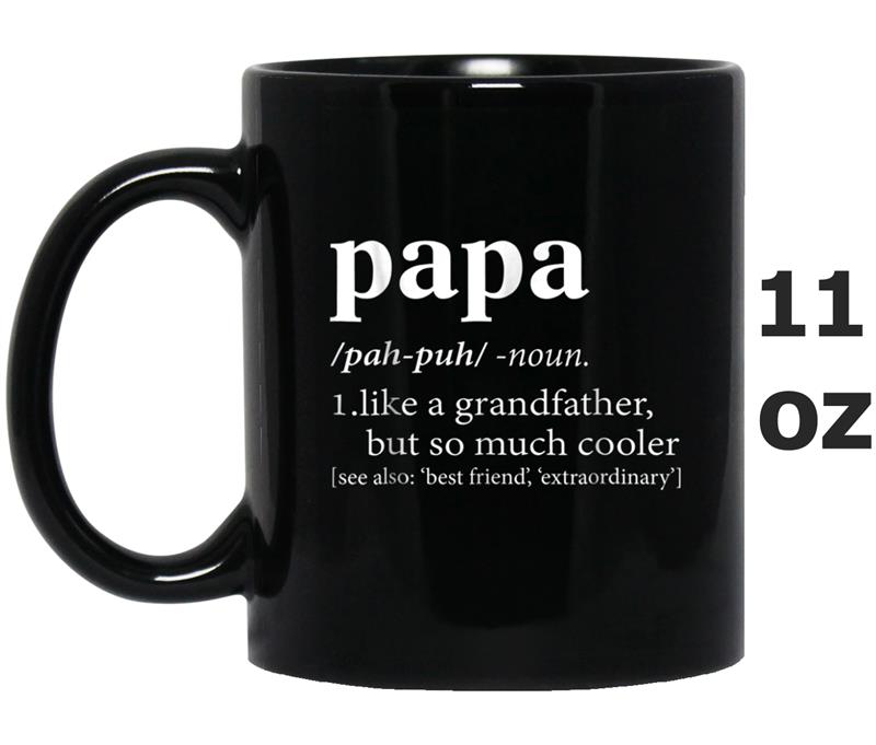 Definition Of Papa  Gift For Fathers Mug OZ