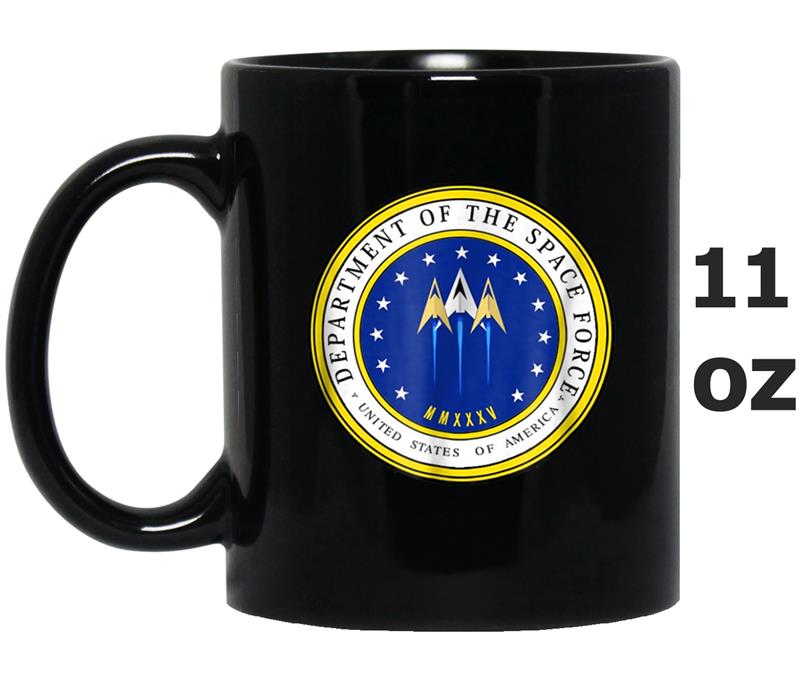 Department of Space Force Funny Political Satire Mug OZ