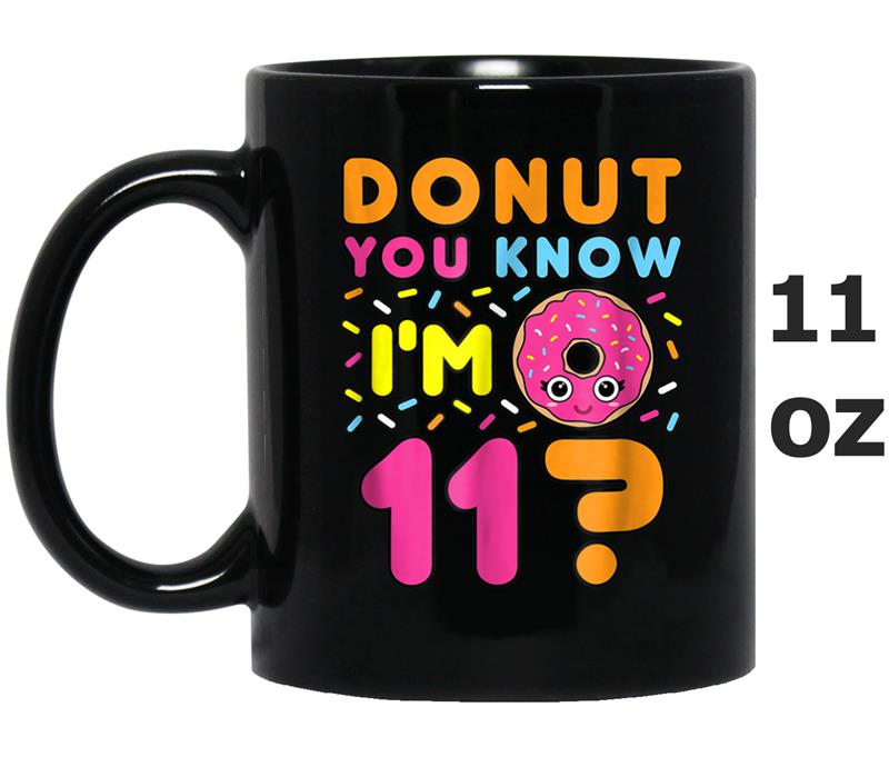 Donut Birthday  - 11th Birthday Mug OZ