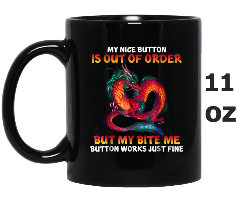 Dragon Button Dragon  For Women Men Mug OZ