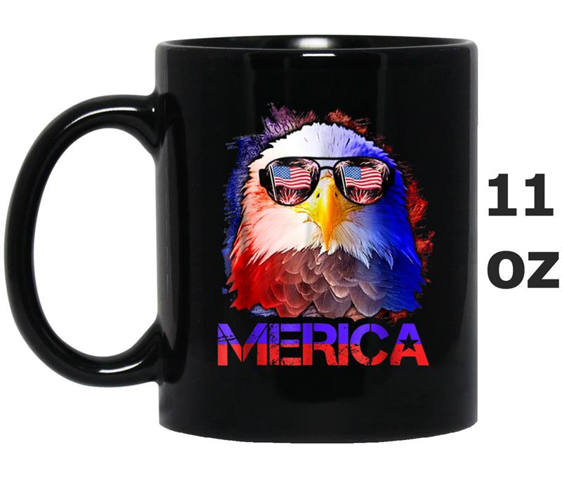 Eagle Mullet  4th of July American Flag Merica Men Mug OZ