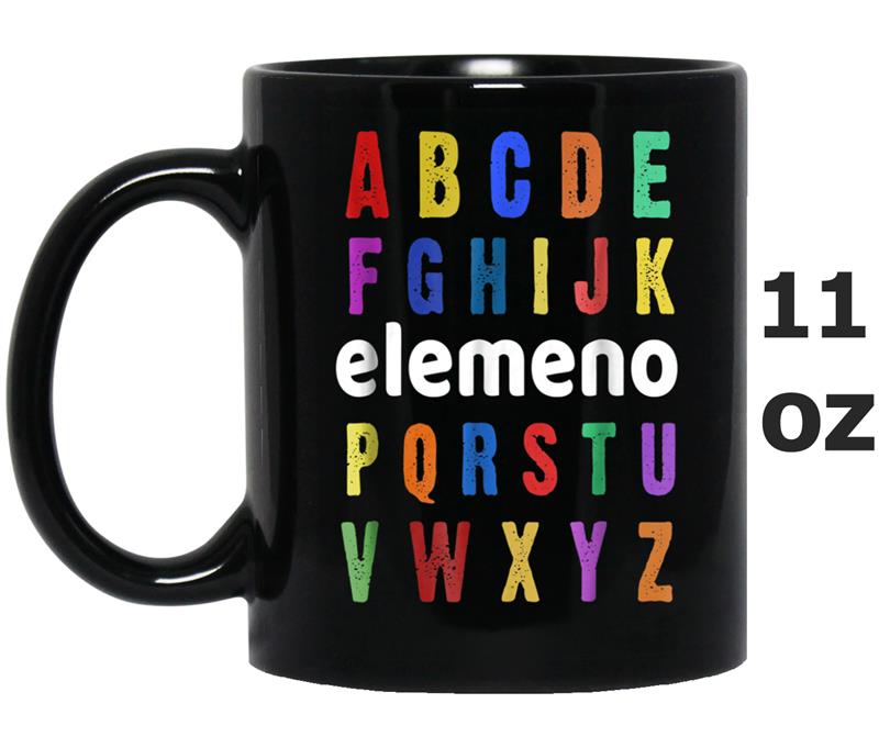 Elemeno Alphabet  Preschool Teacher Funny Tees Mug OZ