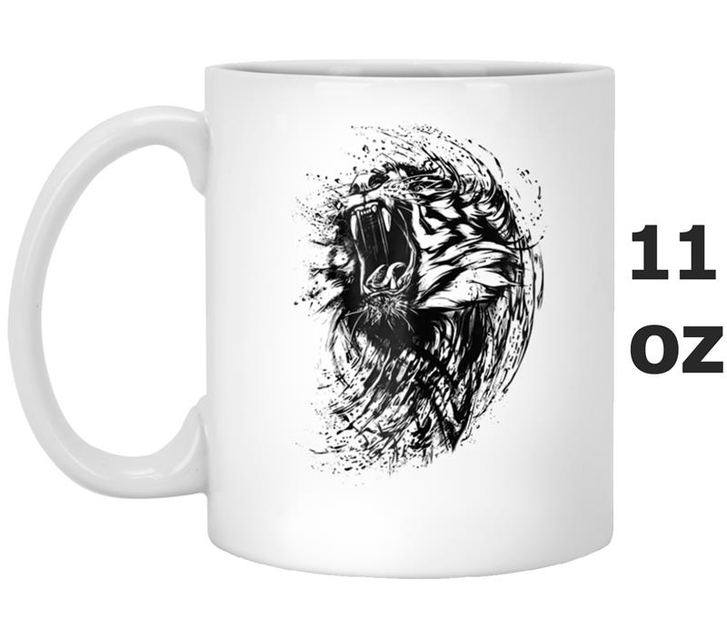 Fierce Tiger  For Men, Women & Children Mug OZ