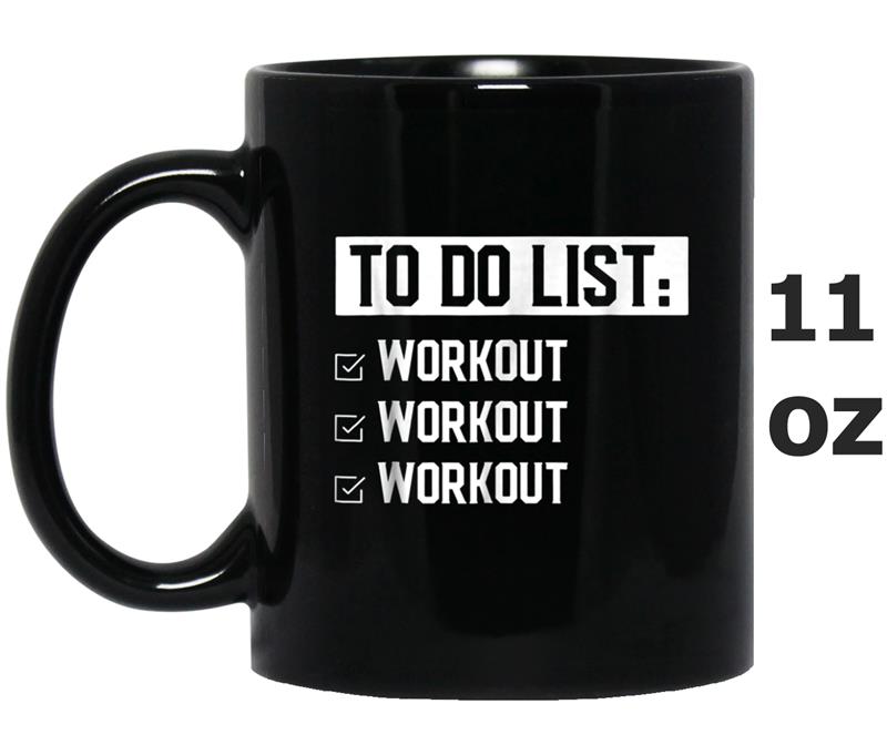 Fitness  For Men Funny Workout Motivation Gift Mug OZ