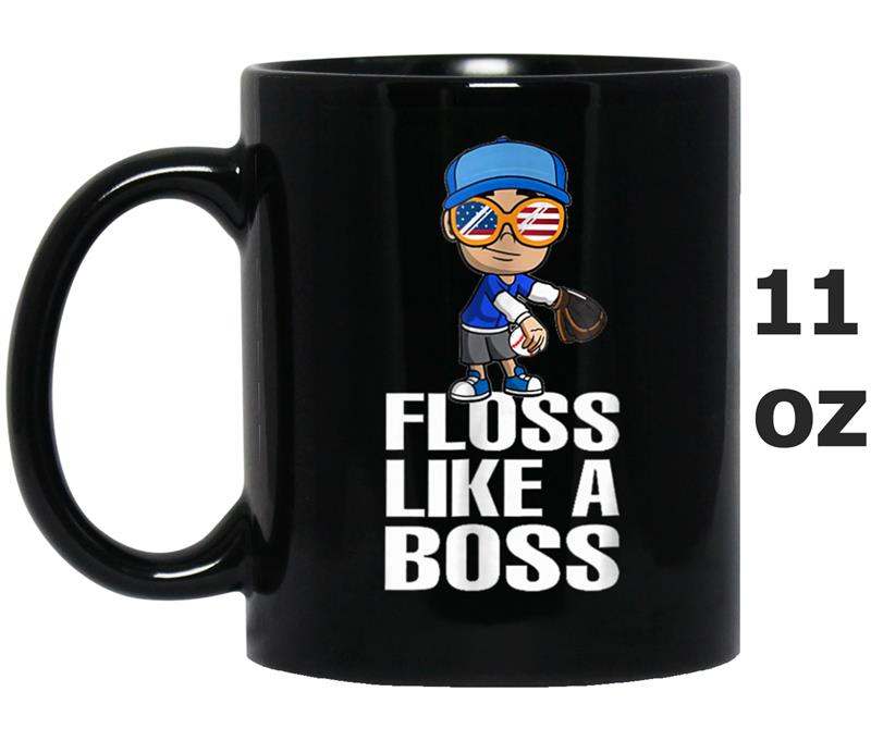 Floss like a boss baseball Mug OZ