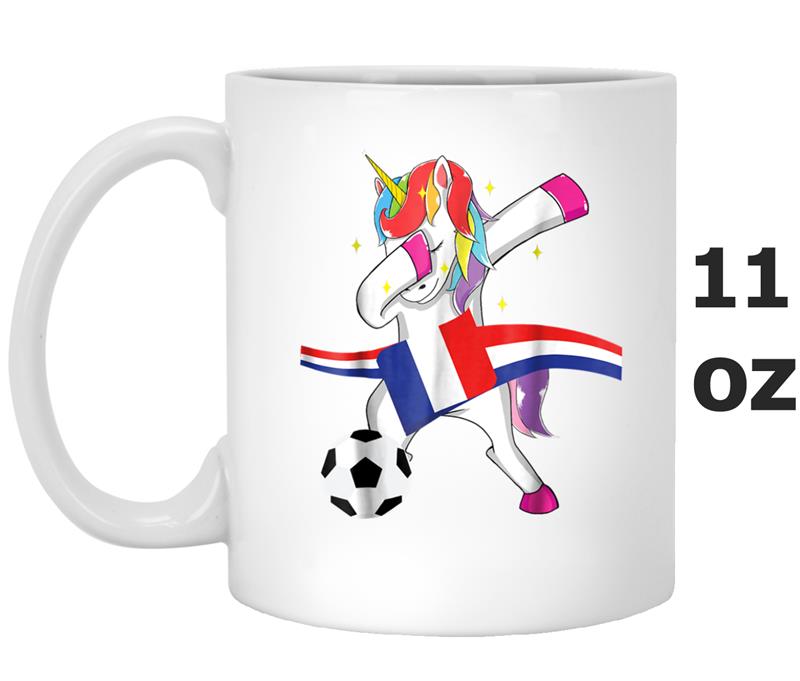 Funny Unicorn France Flag Soccer Jersey  French Gift Mug OZ