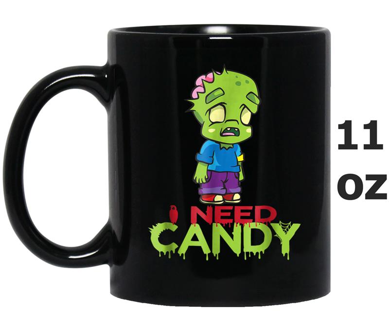 Funny Zombie  For Boys - Zombie Halloween Candy Mug OZ