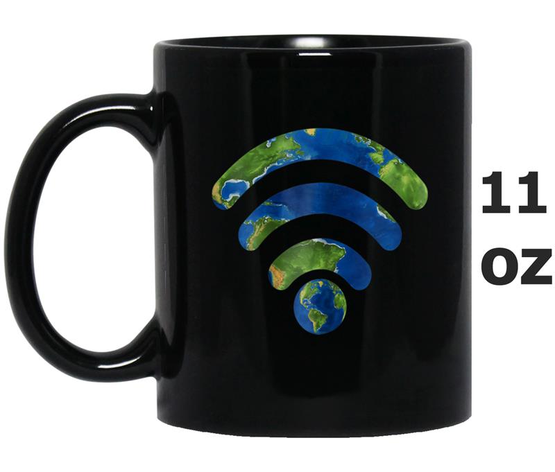 Geeky WiFi World Digital Nomad Mug OZ