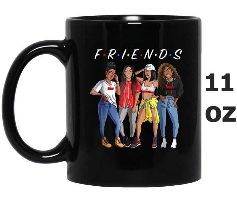 Girls Friends Natural Hair Mug OZ