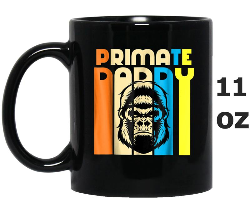 Gorilla Dad  Sleeve Fathers Day Gift For Animal Lovers Mug OZ