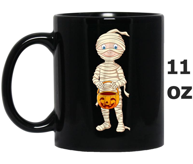 Halloween funny cute mummies with pumpkin Mug OZ