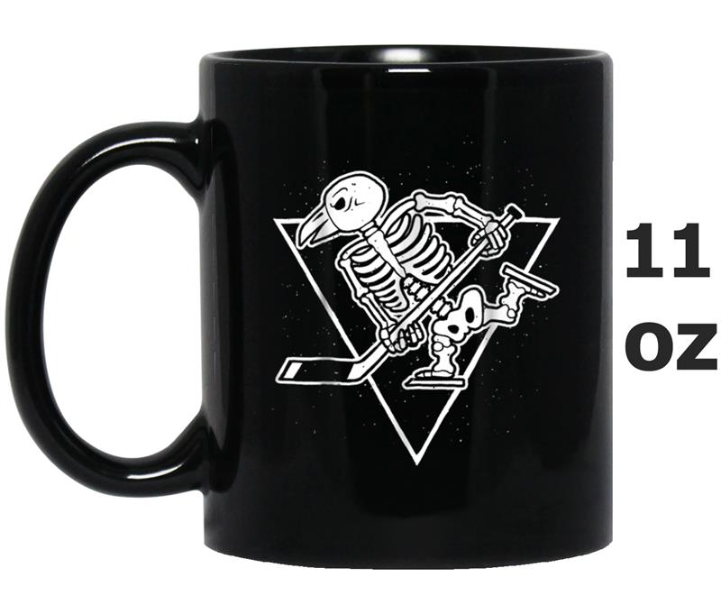 Hockey Penguin Skeleton  for Men Women Kids Mug OZ