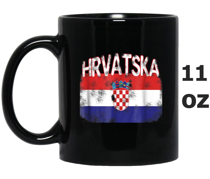 Hrvatska Croatia Croatian Flag Soccer  Gift Mug OZ