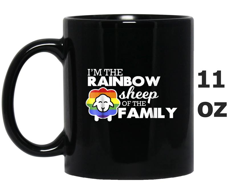 I Am The Rainbow Sheep Of The Family  LGBT Tee Mug OZ