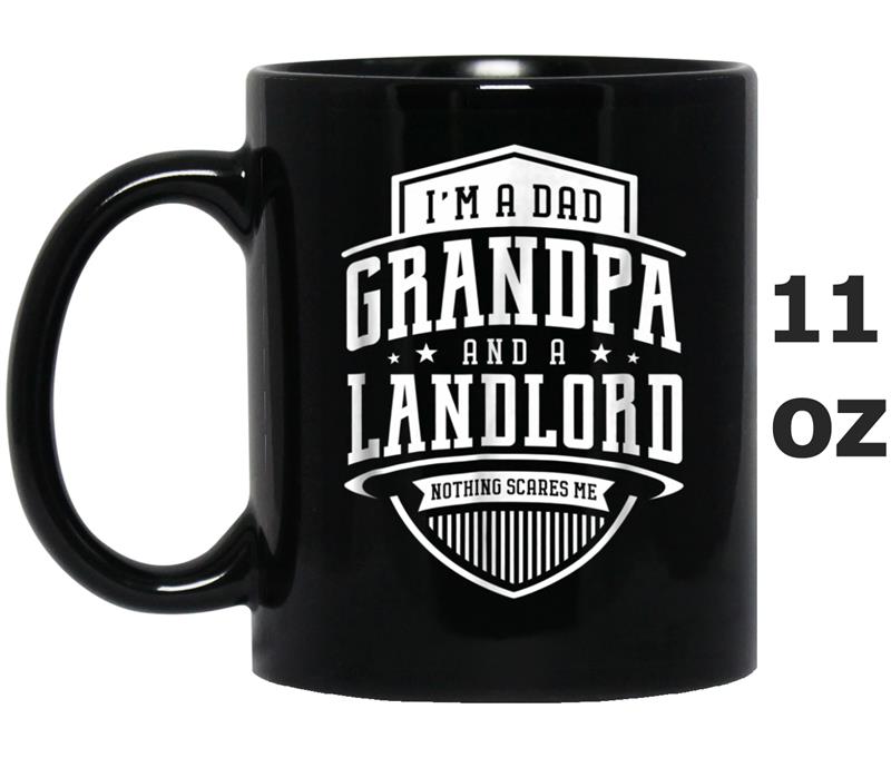 I'm A Dad Grandpa & A Landlord Nothing Scares Me Mug OZ