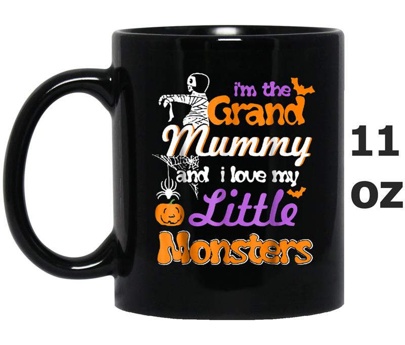 I'm The Grand Mummy and I Love My Little Monster Tee Mug OZ