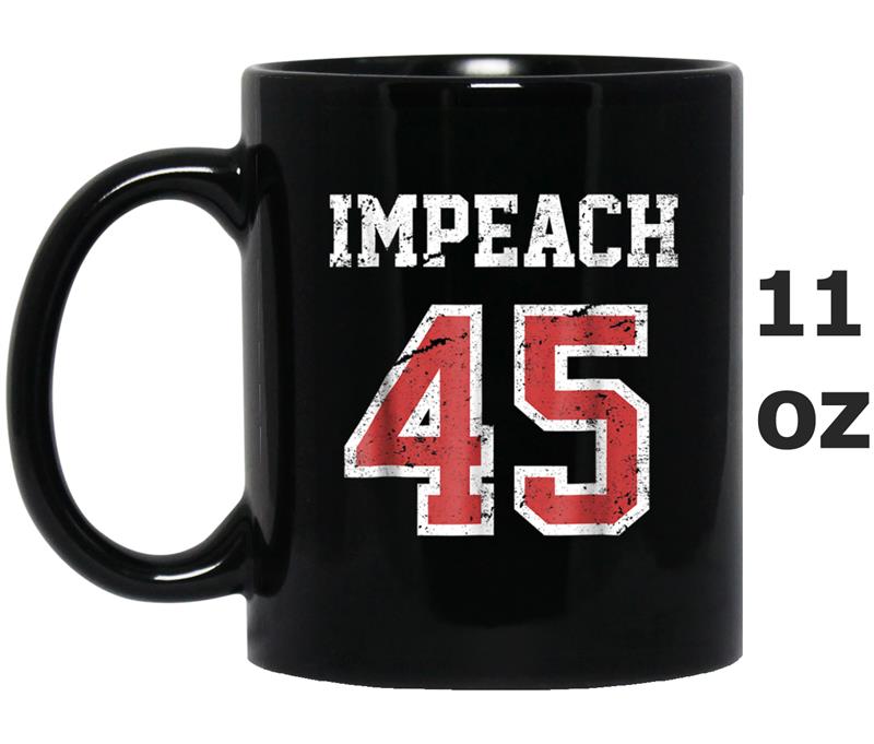 Impeach 45  Team Impeach Trump Vintage Mug OZ