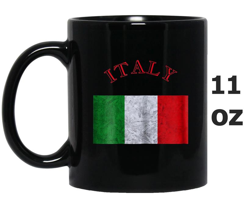 Italy Flag  Distressed Italian Flag Mug OZ