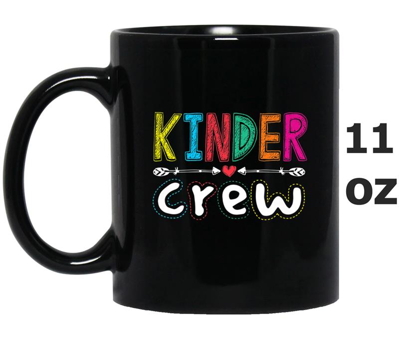 Kinder Crew Cute Kindergarten Teacher  Back To School Mug OZ