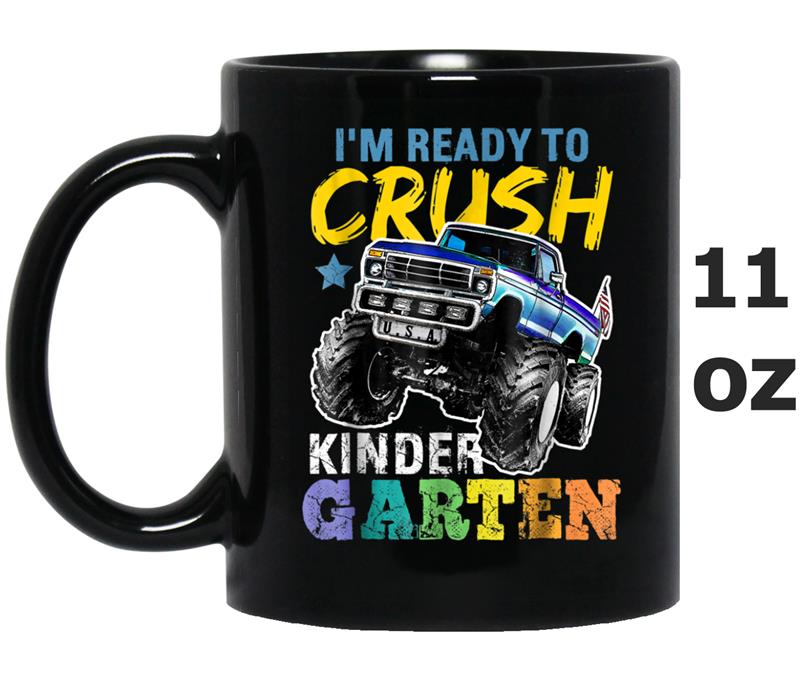 Kindergarten Monster Truck Back to School  Boys Gift Mug OZ