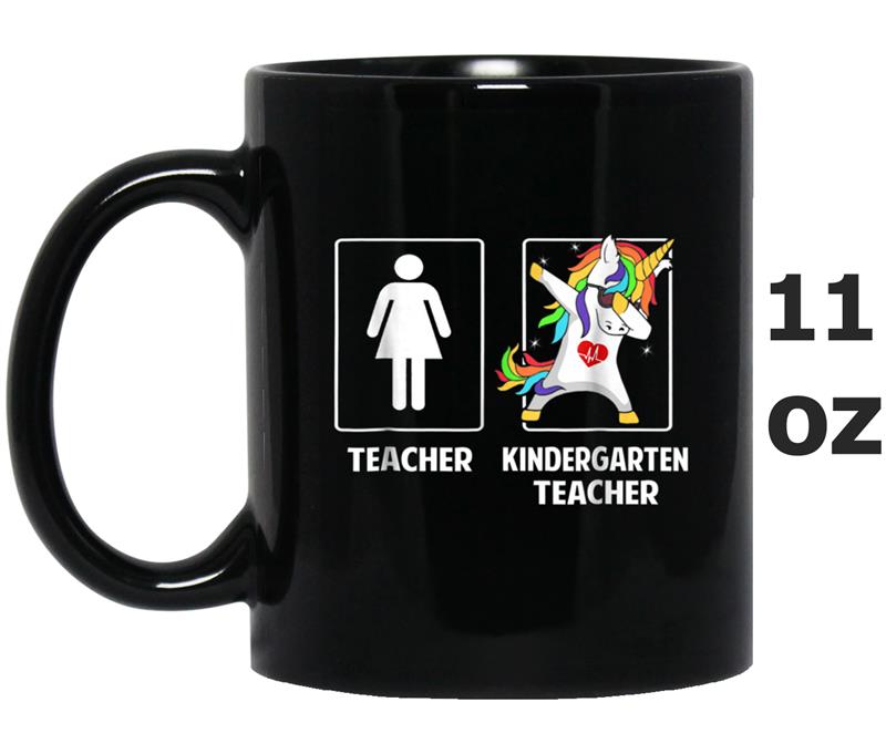 Kindergarten Teacher Unicorn Dabbing Funny  Gifts Dab Mug OZ