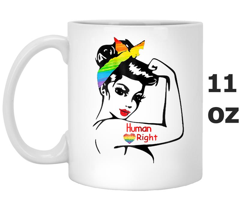 Lady Human Right LGBT Pride Limited Edition Mug OZ