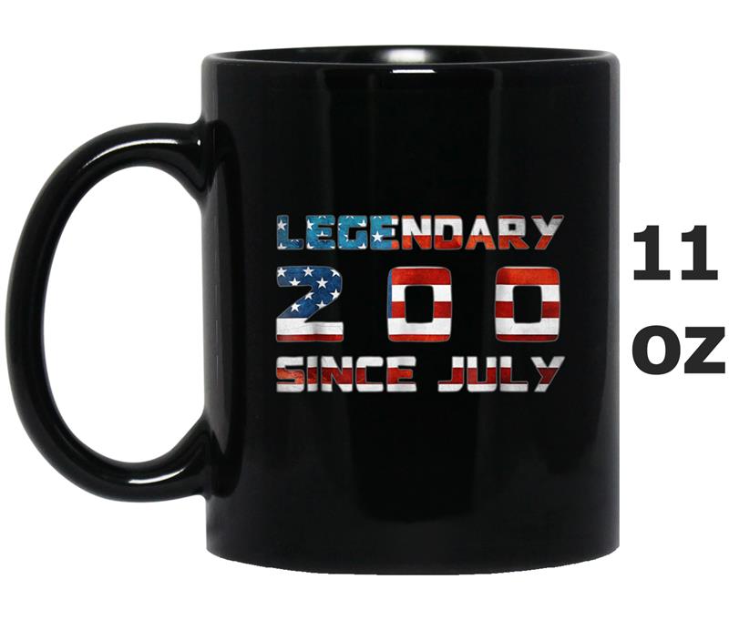 Legendary since 4th JULY 2000 18th USA Flag Birthday Mug OZ