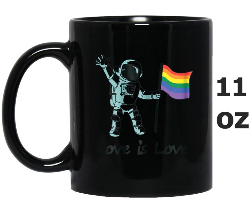 Love Is Love Gay Pride Distressed LGBT Mug OZ