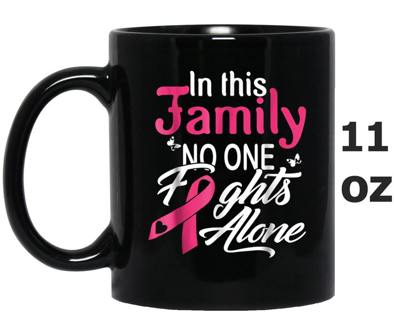 Lung Cancer In This Family No One Fights Alone Suppor Mug OZ