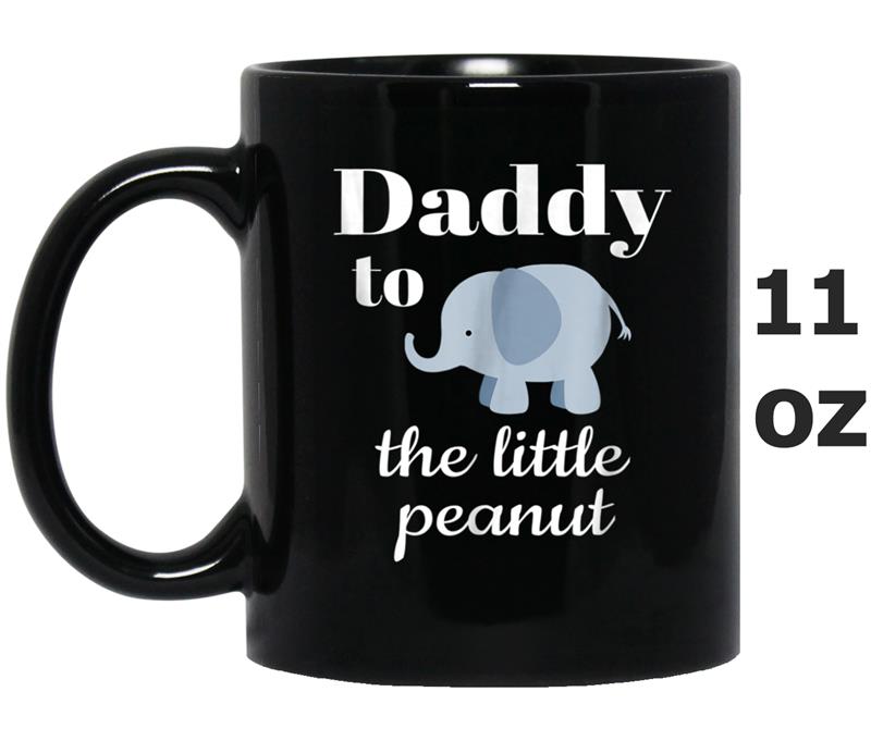 Matching Baby Shower Couples  Elephant Daddy Peanut Mug OZ