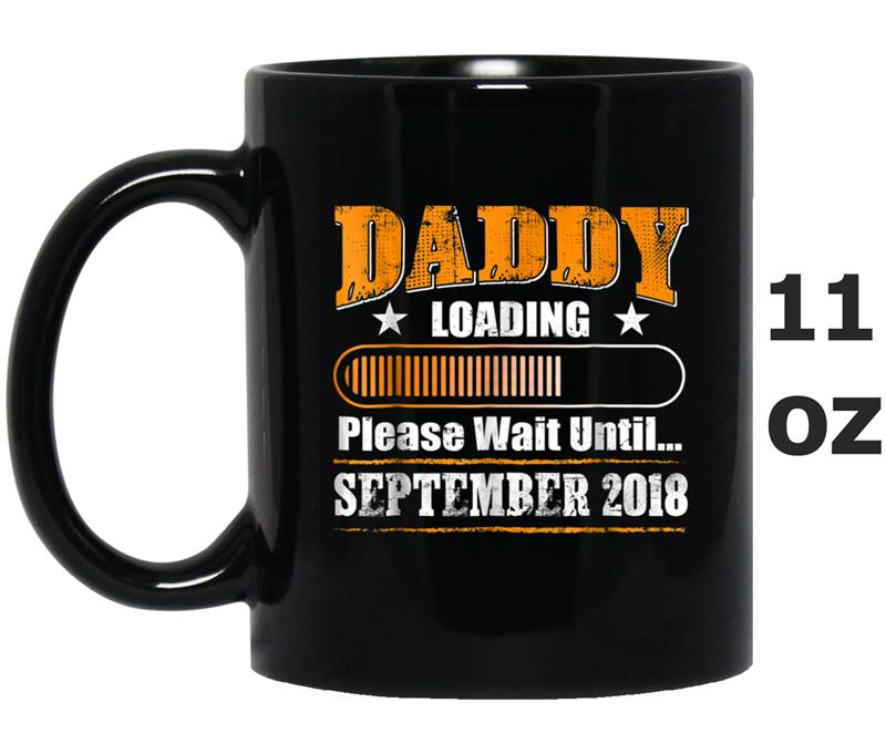 Mens Dad To Be September 2018  New Daddy Gif Mug OZ