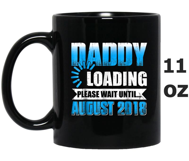 Mens Daddy To Be August 2018  New Daddy Gif Mug OZ