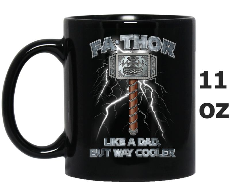 Mens Fa Thor  - Fa Thor Like A Dad But Way Cooler Mug OZ