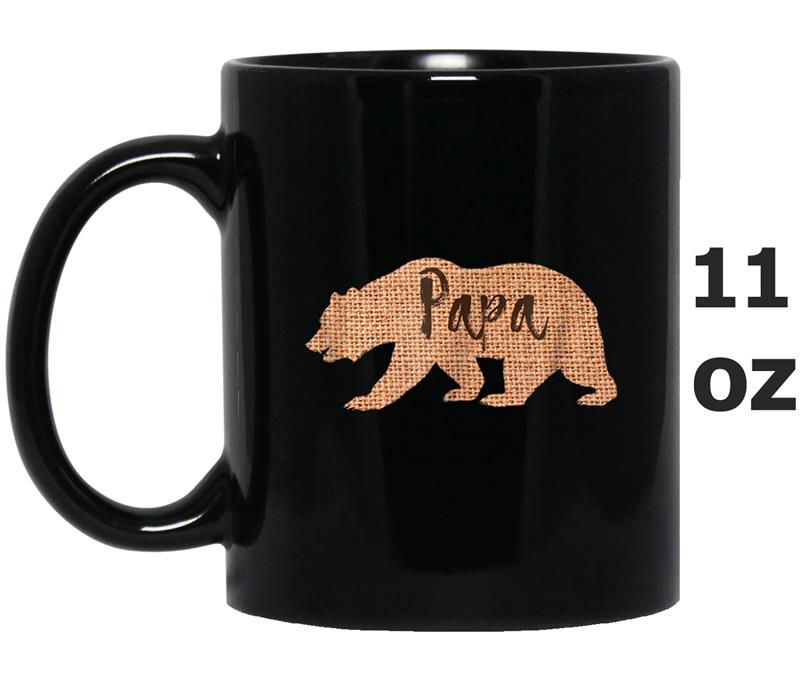 Mens Fathers Day Gifts Papa Bear  for Daddy from Daughter Mug OZ