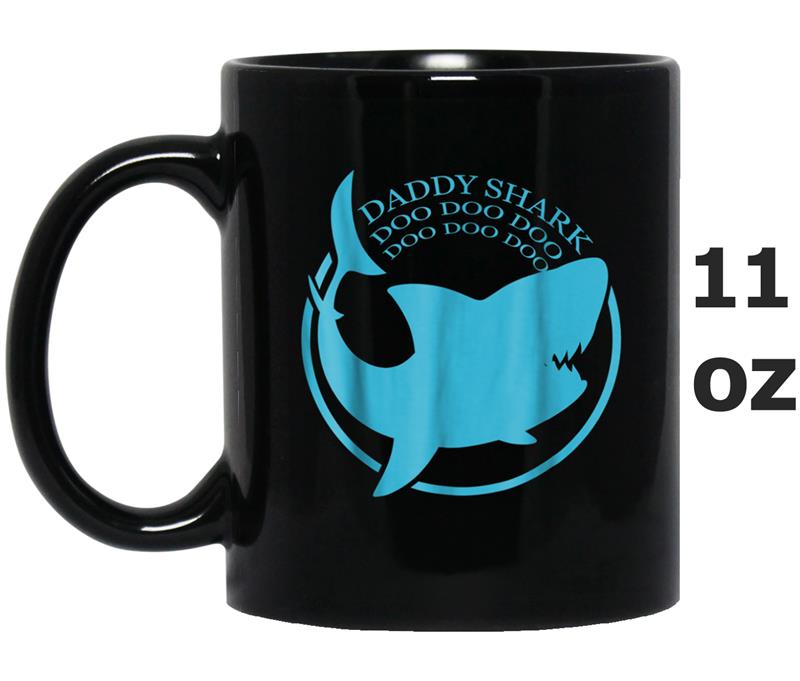 Mens Funny Mens Daddy Shark Do Do Doo  for Father's Day Mug OZ